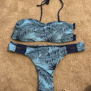 Never worn bikini with sanitary tape M